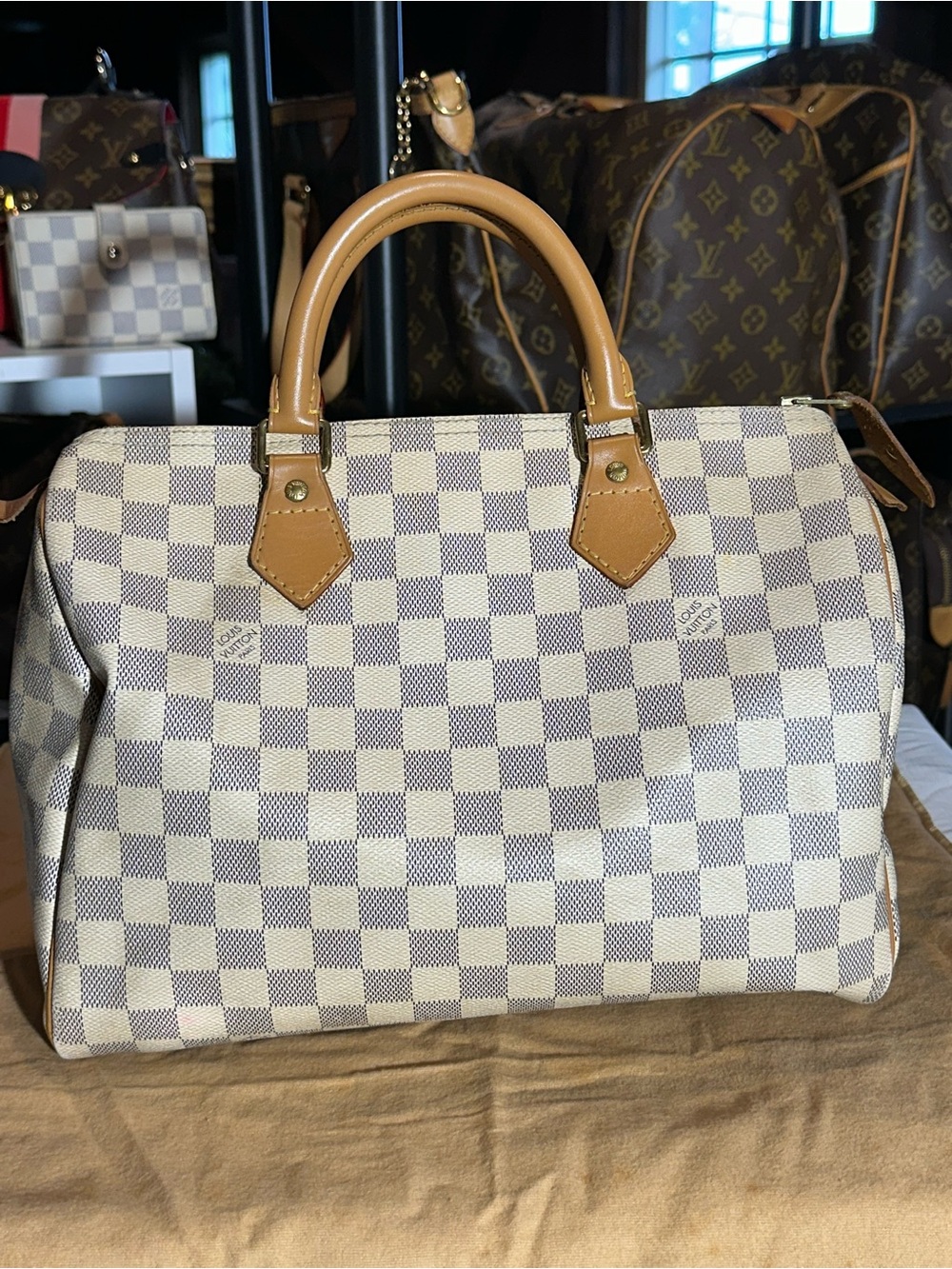 Louis Vuitton Damier Azur Speedy 30 - Picture 4 of 9